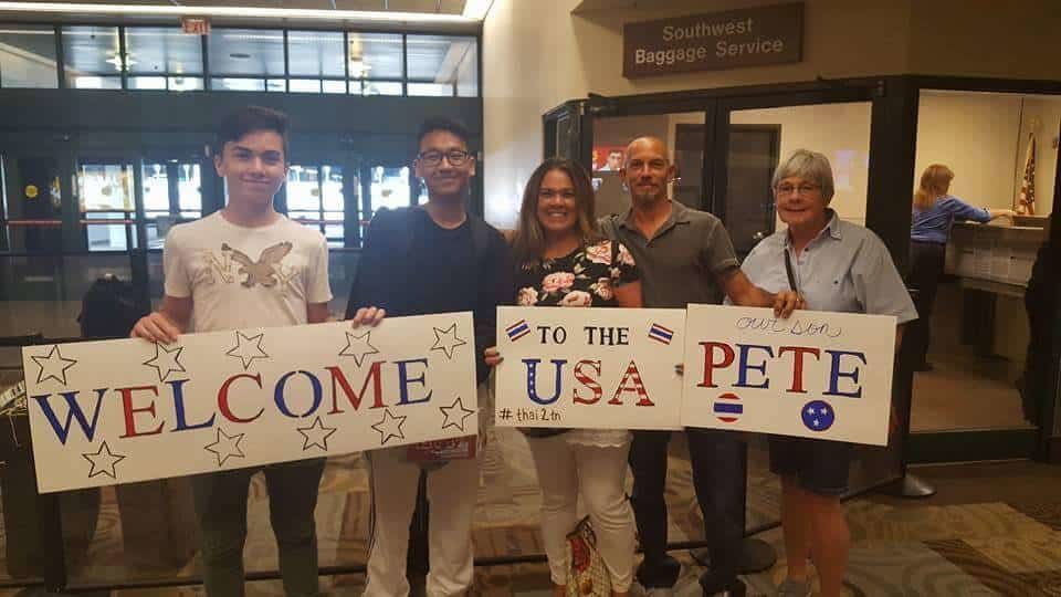host families welcoming exchange student