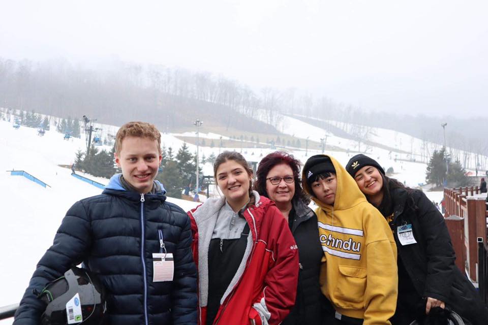 host mom with exchange students