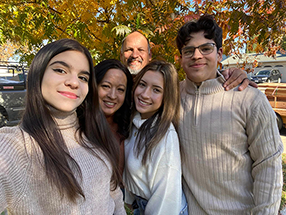 Brazilian Exchange Student with Host Family in California