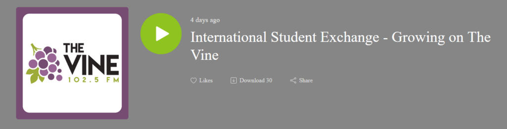Growing on the Vine Radio Interview with ISE