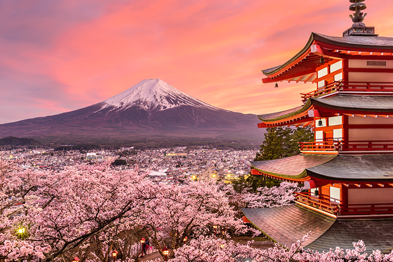 Japan_Springtime_Sunset