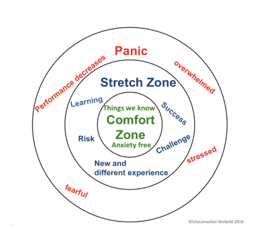 This leads. Comfort Zone рисунок. Comfort Zone stretch Panic. Comfort Zone stretch Zone. Зона комфорта зона паники.